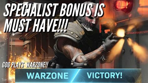 Specialist Bonus Is Op In Warzone Warzone Youtube