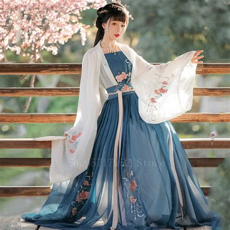 Phụ Nữ Hanfu Đầm Truyền Thống Trung Quốc Công Chúa Váy Hồng Hanfu Nhà Đường Cổ Trang Phục Điệu