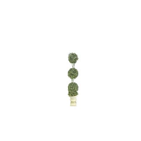 Admired By Nature ABN4X001 FROSGRN 35 In Faux Boxwood Topiary