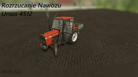 Rozrzucanie Nawozu Ursusem Prosty Pgr Farming Simulator