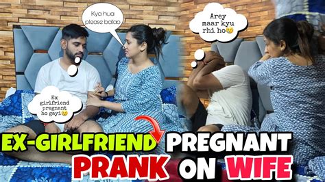 My Ex Girlfriend Is Pregnant Prank On Wife😱 She Started Crying😭 Prank