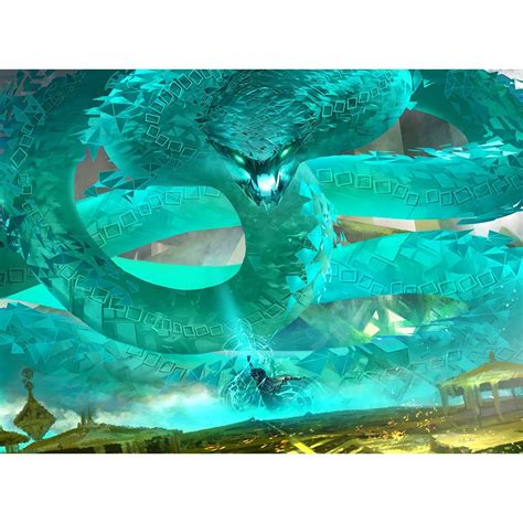 serpentine curve print original magic art