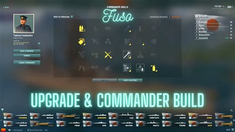 World Of Warships Fuso Upgrade Commander Build Youtube