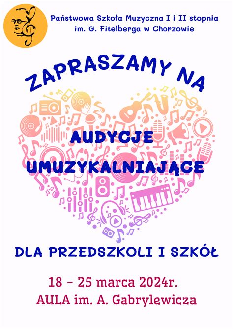 Audycje umuzykalniające dla szkół i przedszkoli Państwowa Szkoła