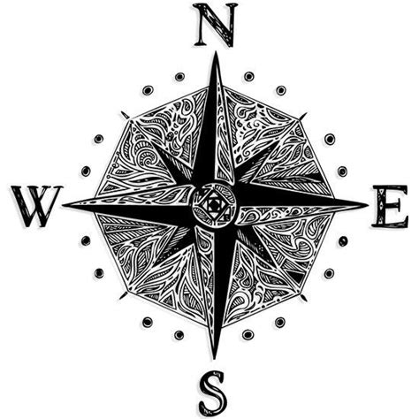 A Compass With The Letter S On It