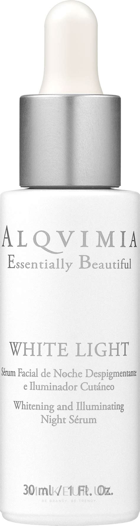 Brightening Night Face Serum Alqvimia Serum White Light Makeup Uk