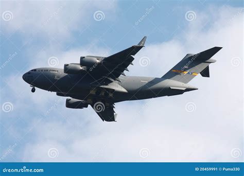 Boeing C-17 Globemaster III Landing Editorial Image | CartoonDealer.com #48430802