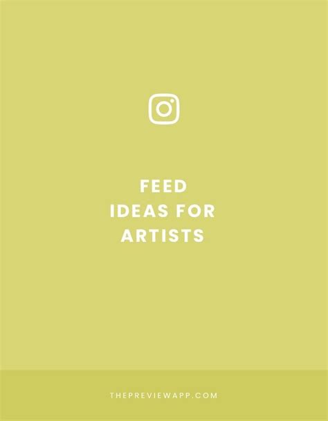 15 Amazing Instagram Feed Ideas For Artists