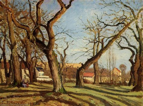 Museum Art Reproductions Chestnut Trees At Louveciennes By