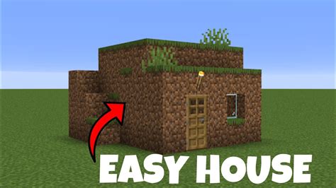 How To Build Easy House Minecraft Gameplay Youtube