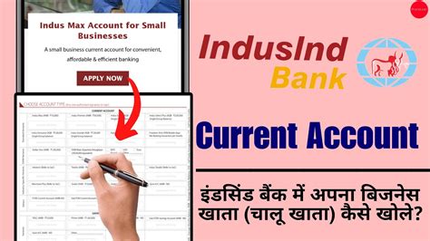 Indusind Bank Current Account Opening Kaise Kare Indusind Bank