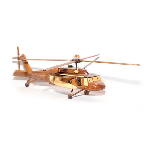 Helicopter May Bay Uh 1 Bell Huey Handcrafted Wooden Helicopter Model