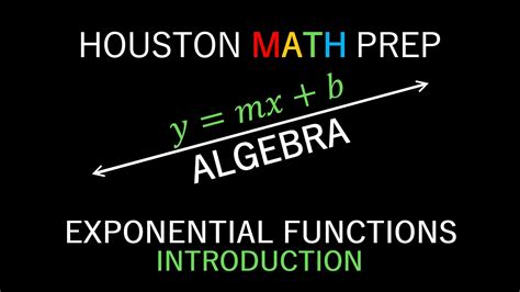 Introduction To Exponential Functions Youtube