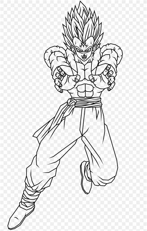 Majin Buu Goku Gogeta Vegeta Line Art Png X Px Majin Buu Arm