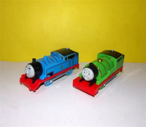 THOMAS FRIENDS Trackmaster Motorized Percy Thomas Engine Train 2013