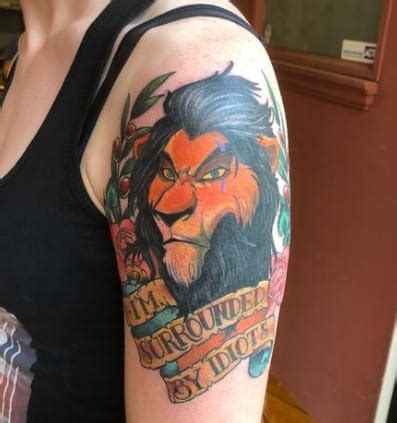 40 Lion King Tattoo Ideas For Animated Movie Lovers! - Tattoo Twist