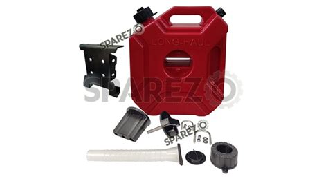 Royal Enfield Himalayan 411cc Bs4 Red Color Lh Side Jerry Can With Mount