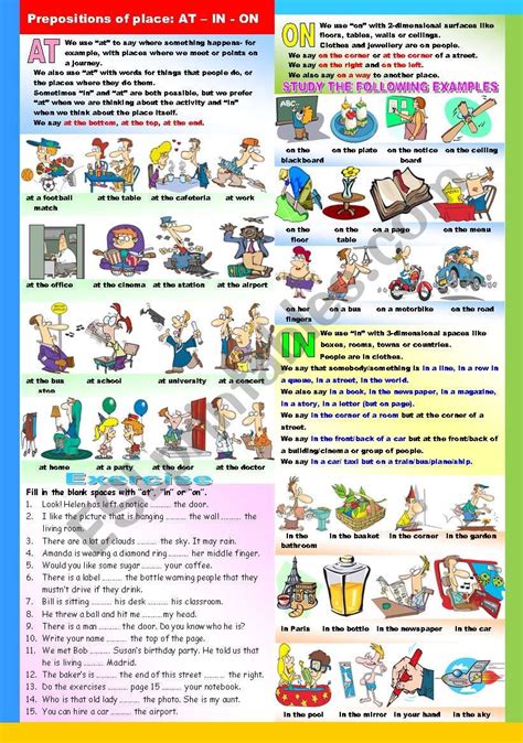 Prepositions Of Time At In On Esl Worksheet By Katiana F