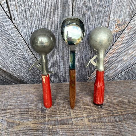 Vintage Ice Cream Scoop Metal Ice Cream Spoon Scooper Dipper - Etsy