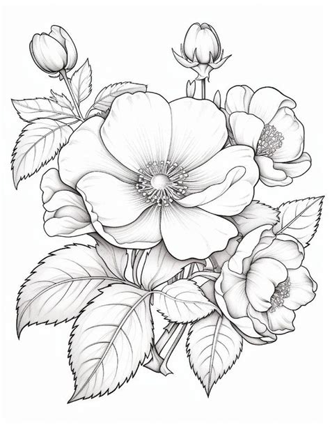 Pin by talina on سكتش رسم in 2024 Flower coloring pages Flower