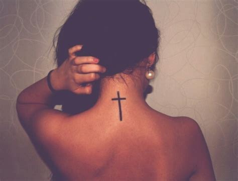 Stylish Cross Neck Tattoos