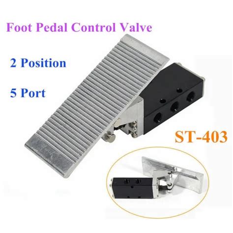 PÉDALE DE PIED fiable interrupteur pneumatique joints filetés de