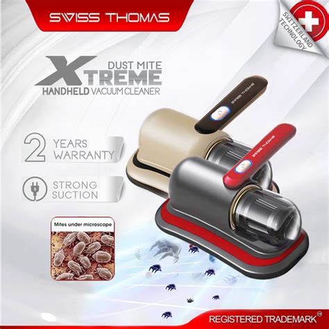 Swiss Thomas Wireless Cordless Dust Mite Vacuum Cleaner Removal Machine