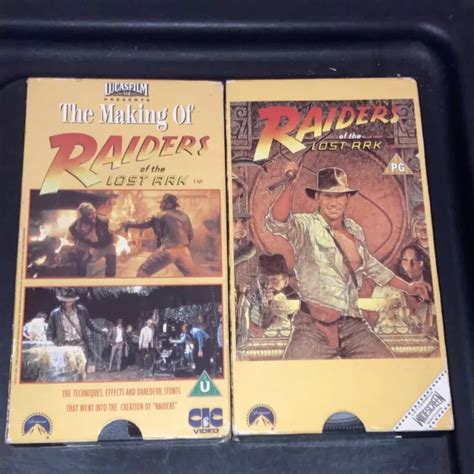 INDIANA JONES RAIDERS Of The Lost Ark VHS Tapes 15 00 PicClick UK