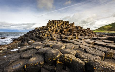 Landscape Ireland Giantands Causeway Rock Formation Nature Rock