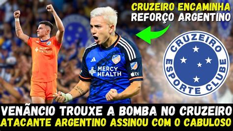 Alv Ro Barreal O Novo Refor O Do Cruzeiro Ven Ncio Confirmou