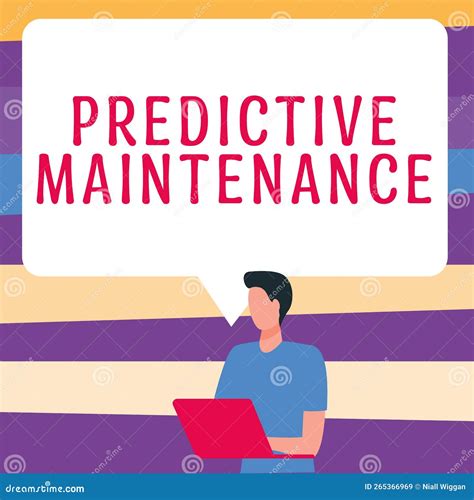 Text Sign Showing Predictive Maintenance. Internet Concept Predict when