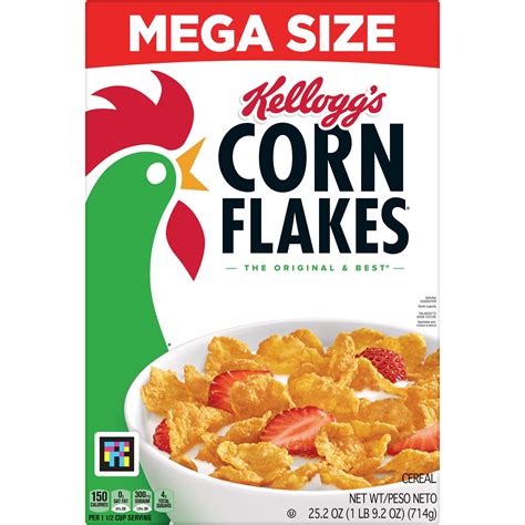 Kelloggs Corn Flakes Original Cold Breakfast Cereal 25 2 Oz