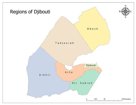 Regions Of Djibouti Mappr