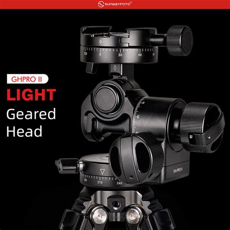 Sunwayfoto Geared Head Gh Pro Ii หัวเกียร์สำหรับขาตั้งกล้อง Shopee