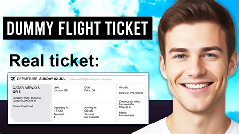 How To Get Dummy Flight Ticket For Visa Real Verifiable Ticket