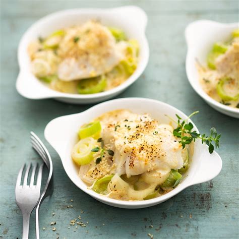 Gratin De Poisson Blanc Aux Poireaux Recette Minceur Ww France