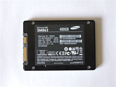 Samsung Sm863 480gb Sata Enterprise Ssd Review Mycewiki