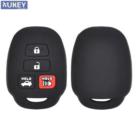 Button Silicone Car Remote Key Fob Shell Cover Case For Toyota Tacoma