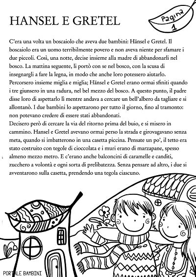 Hansel e Gretel: leggi e stampa questa bellissima fiaba | Portale Bambini