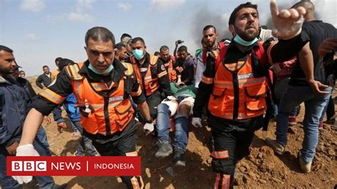 Bentrokan Di Perbatasan Israel Tiga Orang Palestina Tewas Bbc News