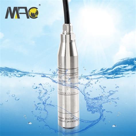 Macsensor Stainless Level Sensor Submersible 4 20ma Water Measure Input Sensor Liquid Level