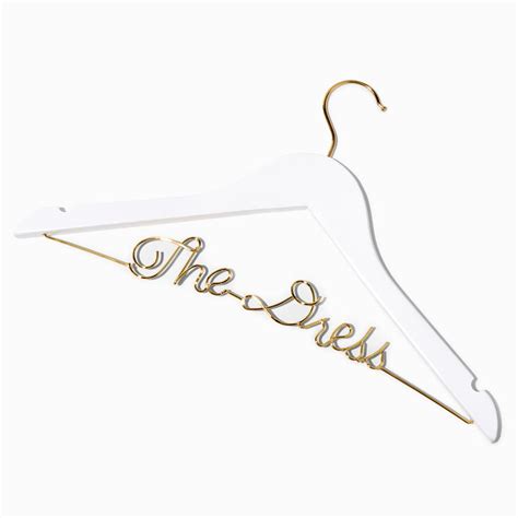 The Dress White And Gold Wedding Dress Hanger Icing Us