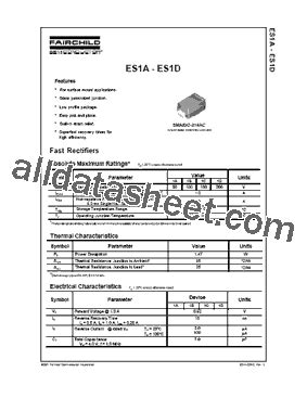 esd datasheetpdf fairchild semiconductor