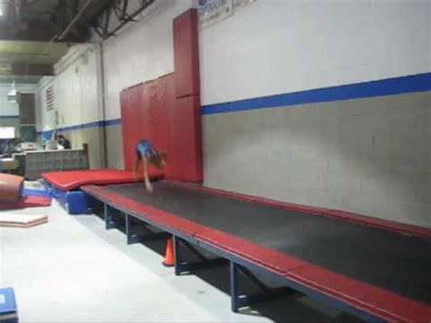 Me doing a one armed round-off flip-flop full - YouTube