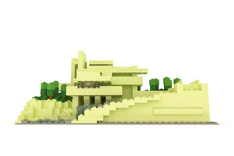 3d Model Fallingwater Lego