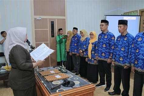 Wabup Pohuwato Lantik Sembilan Pejabat Administrator Hingga Pengawas