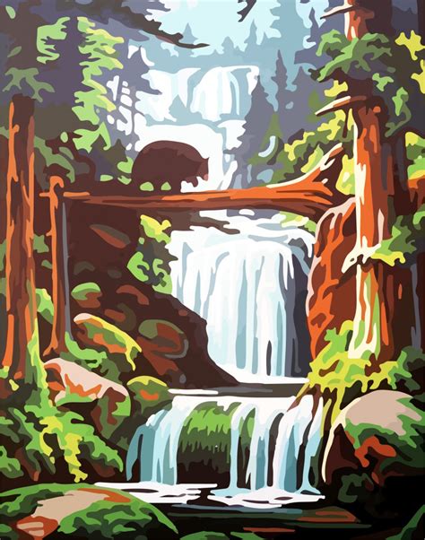 Cascade Dans La For T Puzzle En Chutes D Eau Puzzles Sur