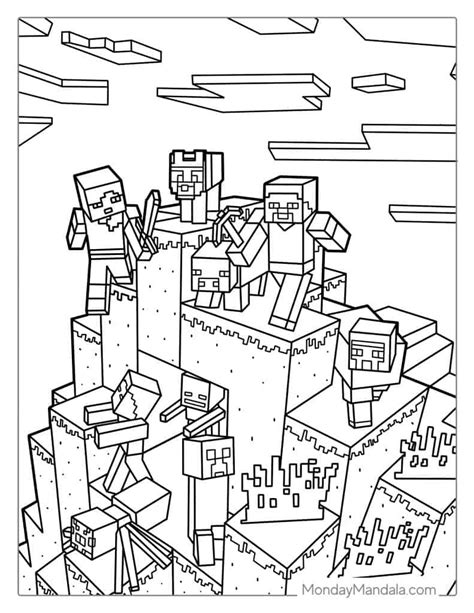 Minecraft Colouring Pages Pdf Free Infoupdate Org