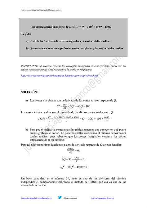 Ejercicios Resueltos De Costes PDF