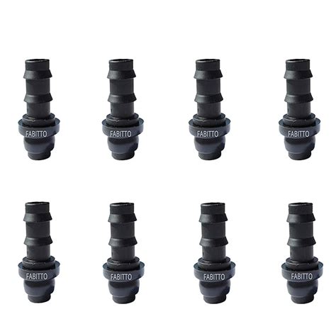 Fabitto 16mm Drip Irrigation Pipe Rubber Grommet Start Connectors